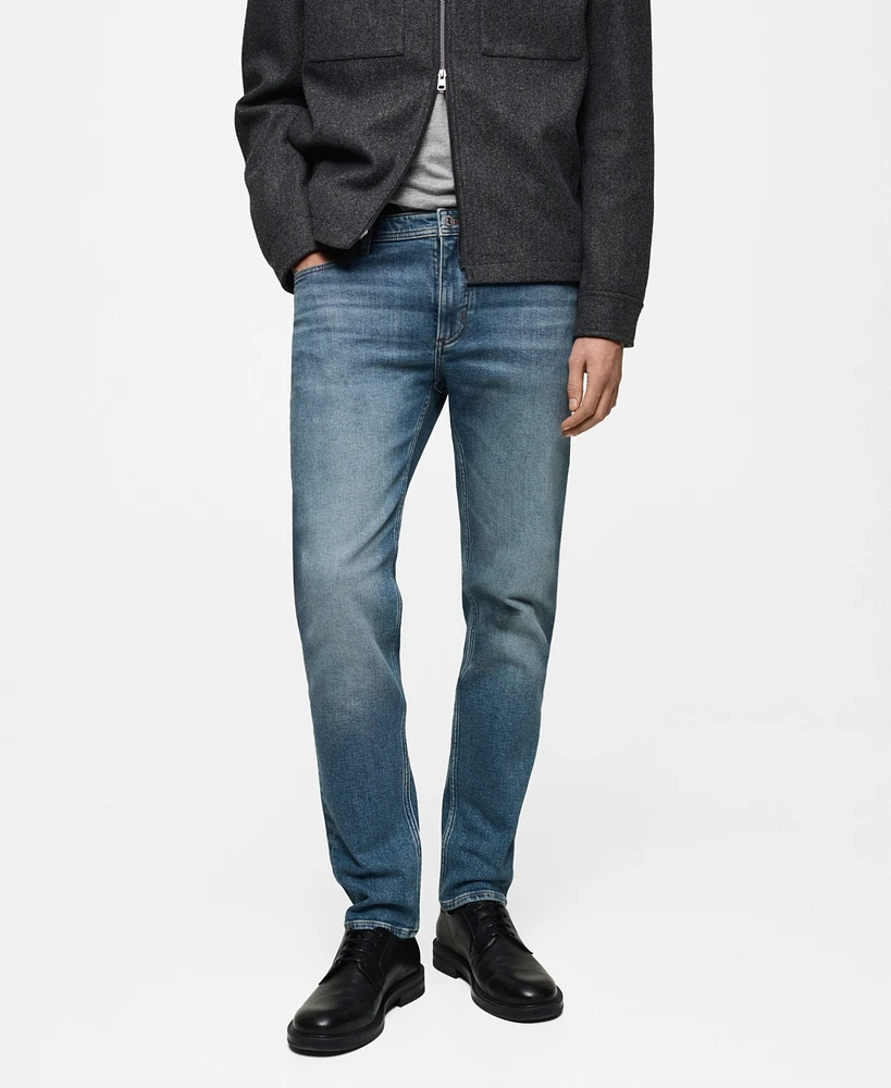 Mango Men's Eu Slim-Fit Jan Jeans