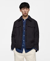 Mango Men's Water-Repellent Quilted Jacket