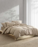 Calvin Klein Washed Percale Solid 2-Pc. Comforter Set, Twin/Twin Xl