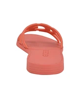 Guess Women's Elyho Logo Cutout Flat Jelly Sandals