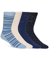 Calvin Klein Men's Dress Crew Socks, 4-pack