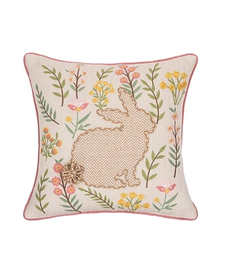 Garden Bunny Pillow