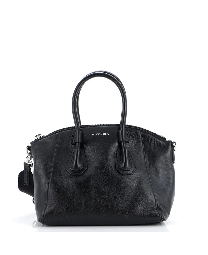 Pre-Owned Givenchy Mini Antigona Sport Bag Leather