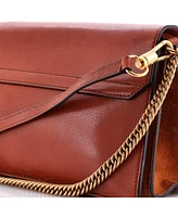 Pre-Owned Givenchy Small GV3 Flap Bag Leather