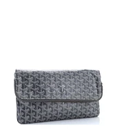 Pre-Owned Goyard Saint Marie Clutch Coated Canvas