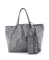 Pre-Owned Goyard Gm Saint Louis Tote Coated Canvas