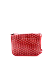 Pre-Owned Goyard Mm Belvedere Messenger Bag Coated Canvas