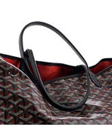 Pre-Owned Goyard Pm Saint Louis Tote Claire Voie Coated Canvas