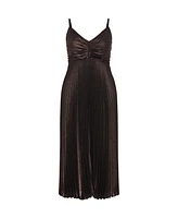 City Chic Plus Ariana Sparkle Maxi Dress