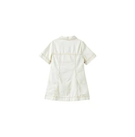 Cotton On Little/Big Girl's Maia Short Sleeve Denim Dress