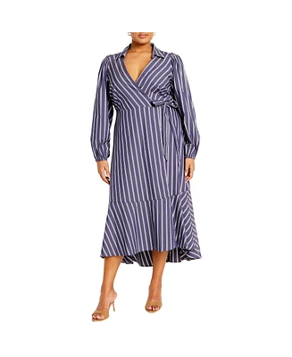 Plus Selena Wrap Dress