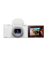 Sony Zv-1 Ii Vlog Camera for Content Creators and Vloggers (White) Bundle