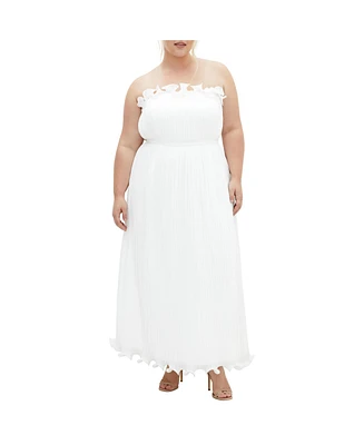 City Chic Plus Opulent Maxi Dress