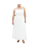 City Chic Plus Opulent Maxi Dress