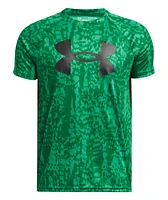 Under Armour Big Boys Tech Logo Printed Short Sleeve T-shirt