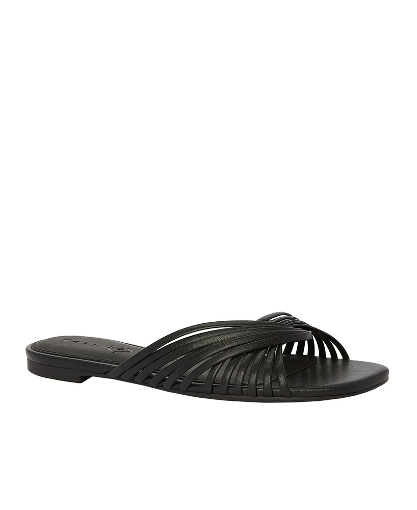 Katy Perry Women's Halie Intertwined Slide Slip-On Flat Sandals