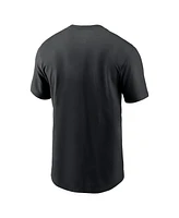 Nike Men's Black Arizona Diamondbacks Cooperstown Wordmark T-Shirt