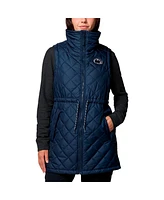 Columbia Women's Navy Penn State Nittany Lions Crested Peak Full-Zip Vest