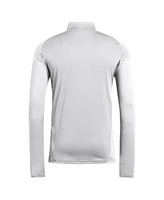 Adidas Men's Silver Columbus Crew 2025 Quarter-Zip Long Sleeve Training Top