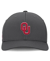 Top of the World Men's Charcoal Oklahoma Sooners Reflex Logo Flex Hat