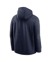 Nike Men's Navy Penn State Nittany Lions Lacrosse Stacked Fleece Pullover Hoodie