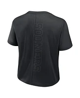 Nike Women's Black Oklahoma Sooners Performance Cropped T-Shirt