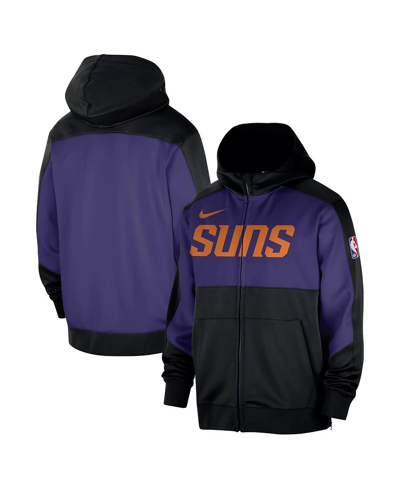 Nike Men's Black Phoenix Suns Authentic On-Court Showtime Performance Full-Zip Hoodie