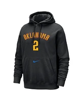 Nike Men's Shai Gilgeous-Alexander Black Oklahoma City Thunder 2024/25 Edition Name Number Pullover Hoodie