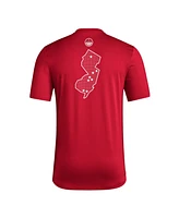 Adidas Men's Scarlet Rutgers Scarlet Knights Honor Support Pre-Game T-Shirt