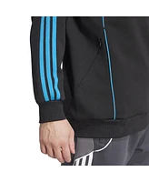 Adidas Men's Black Charlotte Fc 2025 Travel Pullover Hoodie