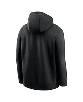 Nike Men's Black Washington Commanders Edge French Terry Club Pullover Hoodie