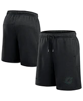 Nike Men's Black Miami Dolphins 24 Edge Fleece Shorts