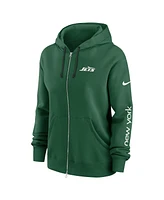 Nike Women's Green New York Jets Phoenix Hoodie Full-Zip Sweatshirt