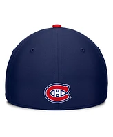 Fanatics Men's Navy/Red Montreal Canadiens Authentic Pro Rink Team Code Flex Hat