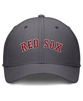 Nike Men's Gray Boston Red Sox Swoosh Performance Flex Hat