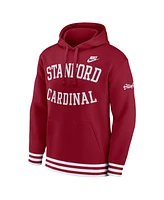 Nike Men's Cardinal Stanford Legacy Retro Pullover Hoodie