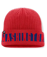 Fanatics Men's Red Washington Capitals Blueliner Cuffed Knit Hat