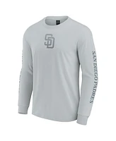 Fanatics Men's Gray San Diego Padres Elements Strive Long Sleeve T-Shirt