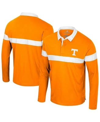 Colosseum Men's Tennessee Orange Tennessee Volunteers Too Cool For School Long Sleeve Polo