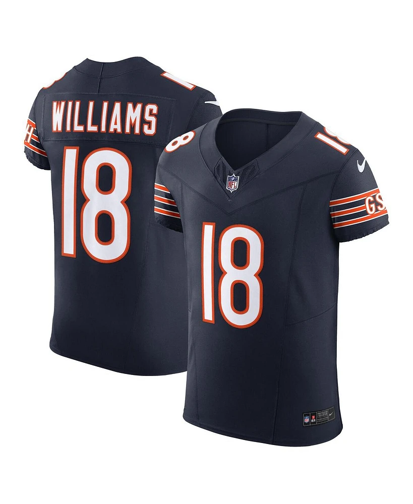 Nike Men's Caleb Williams Navy Chicago Bears Team Vapor F.u.s.e. Elite Jersey