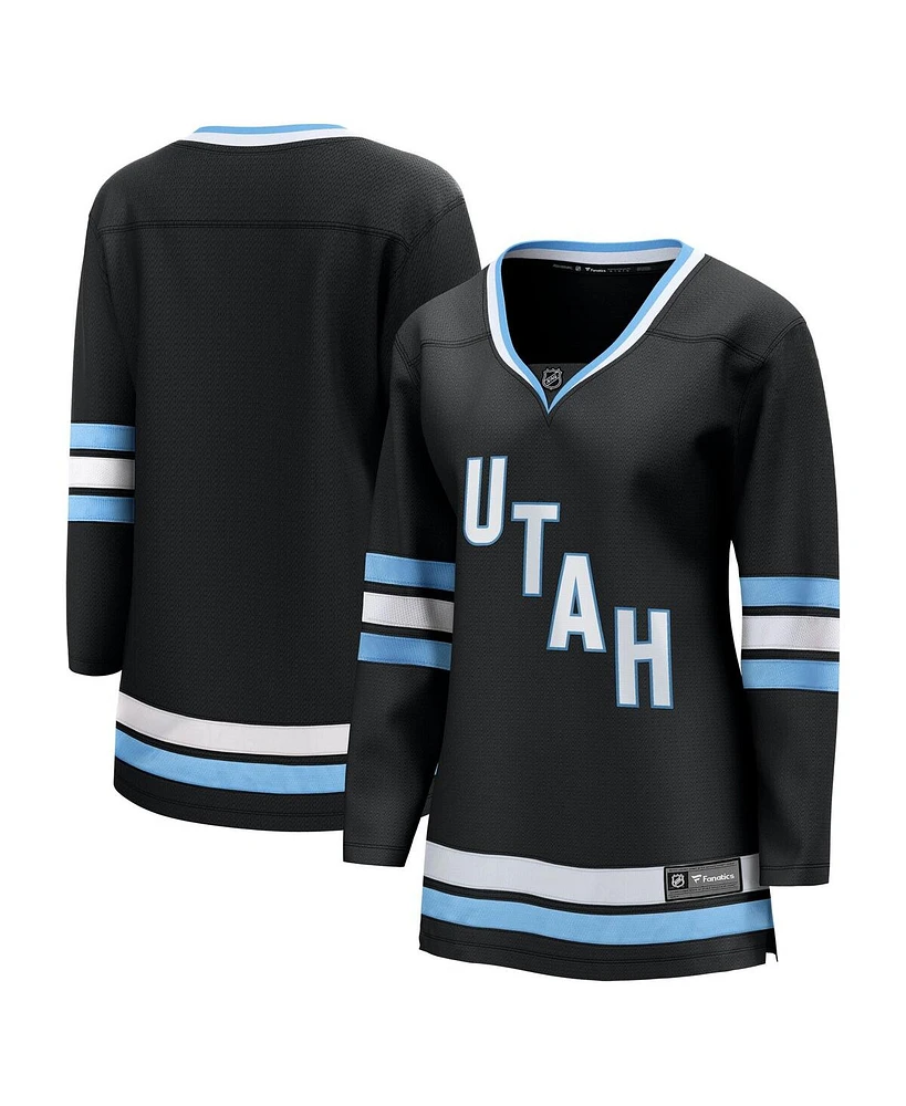 Fanatics Women's  Black Utah Hockey Club Premier Breakaway Home Jersey