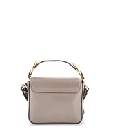 Pre-Owned Chloe Mini C Flap Bag Leather