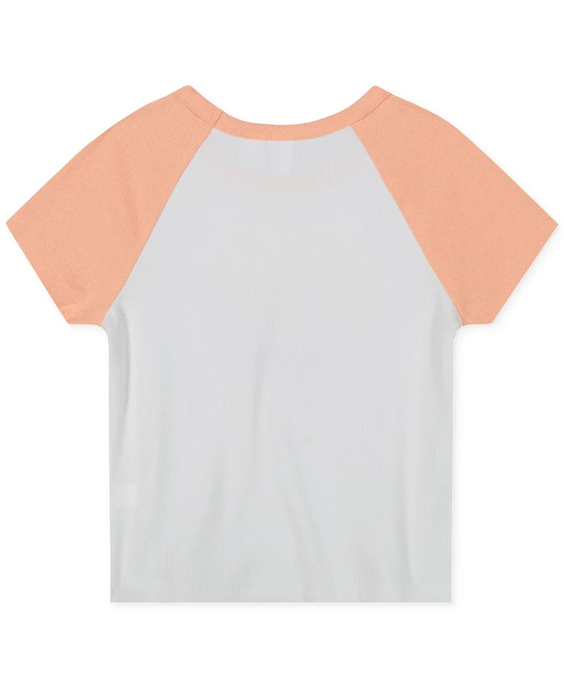 Roxy Big Girls Sunshine Graphic Raglan Short-Sleeve T-Shirt