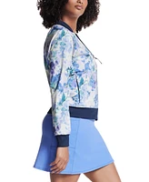 Skechers Women's Go Walk Seascape Floral Reversible Jacket