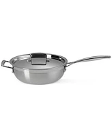 Le Creuset Classic Stainless Steel Round Chefs Pan, 3.5 Qt.