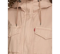 Levi's Women's Lightweight Washed Cotton Military Jacket