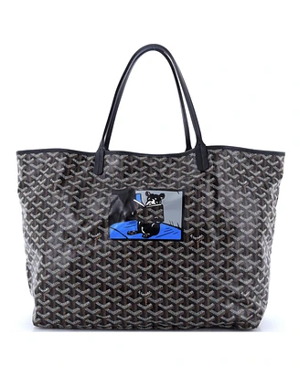 Pre-Owned Goyard Gm Saint Louis Tote Printed Coated Canvas