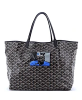 Pre-Owned Goyard Gm Saint Louis Tote Printed Coated Canvas