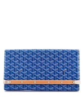 Pre-Owned Goyard Mm Monte Carlo Clutch Coated Canvas