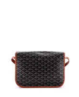 Pre-Owned Goyard Mm Belvedere Messenger Bag Coated Canvas